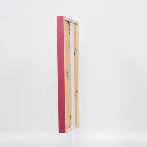 Telaio in legno effetto profilo 35 rosso 25x80 cm vetro normale + distanziatore