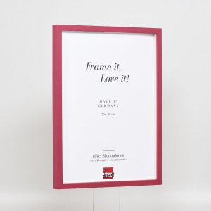 Telaio in legno effetto profilo 35 rosso 25x80 cm vetro normale + distanziatore