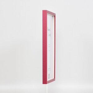 Telaio in legno effetto profilo 35 rosso 25x80 cm vetro normale + distanziatore