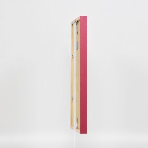 Telaio in legno effetto profilo 35 rosso 25x80 cm vetro normale + distanziatore
