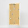 Struttura in legno ad effetto Top N bianco 25x80 cm vetro acrilico