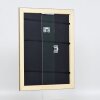 Cornice in legno effetto profilo 94 oro 25x80 cm vetro antiriflesso