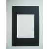 Passepartout smussato - 20x30 cm - nero