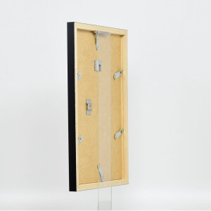 Telaio in legno Top Cube 25x80 cm vetro museale nero