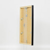Telaio in legno Top Cube 25x80 cm vetro museale nero