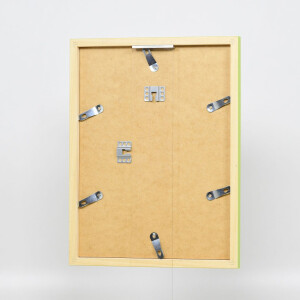 Telaio in legno Top Cube 25x80 cm vetro museale verde