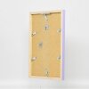Cornice in legno Top Cube 25x80 cm vetro museale lilla