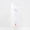 Effetto cornice in legno Profilo 32 bianco 25x80 cm Vetro Museo