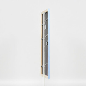 Effetto cornice in legno Profilo 32 blu 25x80 cm Vetro Museo
