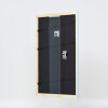 Effetto cornice in legno Profilo 32 blu 25x80 cm Vetro Museo