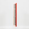 Cornice in legno effetto profilo 89 rosso 27x48 cm vetro normale