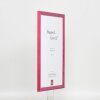 Effetto cornice in legno Profilo 89 viola 27x48 cm Vetro normale