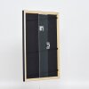 Telaio effetto legno profilo 38 grigio 27x48 cm vetro antiriflesso
