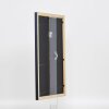 Telaio effetto legno profilo 38 grigio 27x48 cm vetro antiriflesso