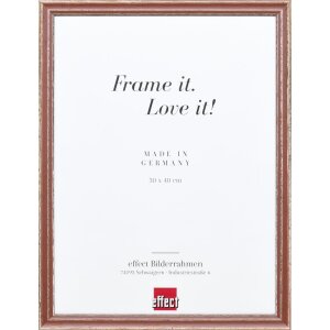 Telaio effetto legno profilo 38 marrone 27x48 cm vetro...