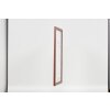 Telaio effetto legno profilo 38 marrone 27x48 cm vetro antiriflesso