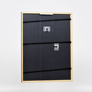 Telaio effetto legno profilo 23 noce marrone 27x48 cm vetro antiriflesso