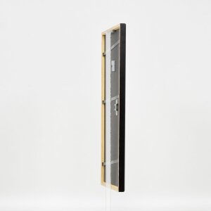 Telaio effetto legno profilo 23 noce marrone 27x48 cm vetro antiriflesso