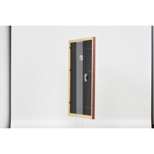 Telaio in legno effetto profilo 38 marrone 27x48 cm vetro acrilico