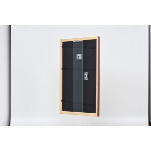 Telaio in legno effetto profilo 38 marrone 27x48 cm vetro acrilico