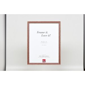Telaio in legno effetto profilo 38 marrone 27x48 cm vetro acrilico