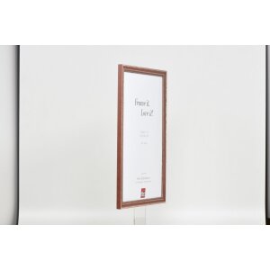 Telaio in legno effetto profilo 38 marrone 27x48 cm vetro acrilico
