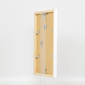 Struttura in legno Top Cube 27x48 cm vetro antiriflesso bianco