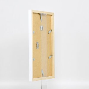 Struttura in legno Top Cube 27x48 cm vetro antiriflesso bianco