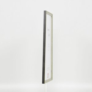 Effetto cornice in legno massiccio profilo 25 verde 27x48 cm vetro acrilico