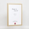 Struttura in legno Top Cube 27x48 cm vetro antiriflesso oro