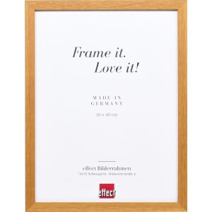 Telaio in legno effetto profilo 33 rovere 27x48 cm vetro...