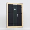 Telaio effetto legno profilo 94 nero 27x48 cm vetro normale