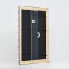 Telaio effetto legno profilo 94 nero 27x48 cm vetro normale