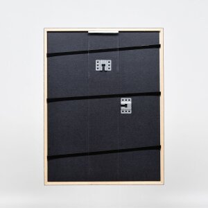 Effetto cornice in legno Profilo 23 rosso 27x48 cm Vetro museo