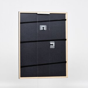 Effetto cornice in legno Profilo 23 rosso 27x48 cm Vetro museo