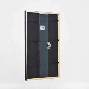 Effetto cornice in legno Profilo 23 rosso 27x48 cm Vetro museo