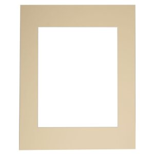 Passepartout a taglio obliquo - 30x40 cm - crema
