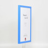 Cornice in legno Top Cube 27x48 cm vetro museale blu