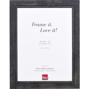 Cornice in legno massiccio effetto 2240 nero 27x48 cm...