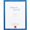 Effetto cornice in legno Profilo 89 blu 27x48 cm Vetro museo