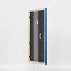 Effetto cornice in legno Profilo 89 blu 27x48 cm Vetro museo