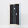 Effetto cornice in legno Profilo 89 blu 27x48 cm Vetro museo