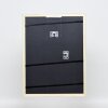 Effetto cornice in legno Profilo 89 blu 27x48 cm Vetro museo