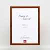 Effetto cornice in legno Profilo 89 marrone scuro 27x48 cm Vetro Museo