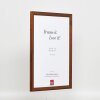 Effetto cornice in legno Profilo 89 marrone scuro 27x48 cm Vetro Museo