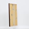 Effetto cornice in legno profilo 33 wengé 27x48 cm vetro museo