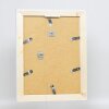 Cornice ad effetto in legno massello 2240 bianco 27x48 cm vetro acrilico