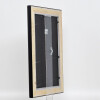Telaio effetto legno profilo 95 nero 27x48 cm vetro normale