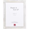 Cornice ad effetto in legno massiccio 2240 bianco 27x48 cm vetro museale