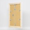 Cornice ad effetto in legno massiccio 2240 bianco 27x48 cm vetro museale